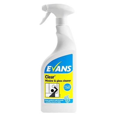 Evans A096 Clear Window Glass Cleaner 5 litre Refil