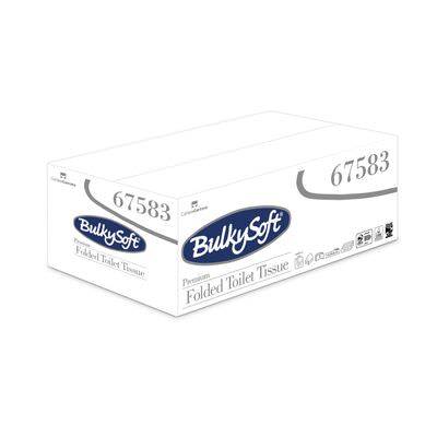 BulkySoft 67583 Premium Bulk Pack Interfold Toilet Tissue