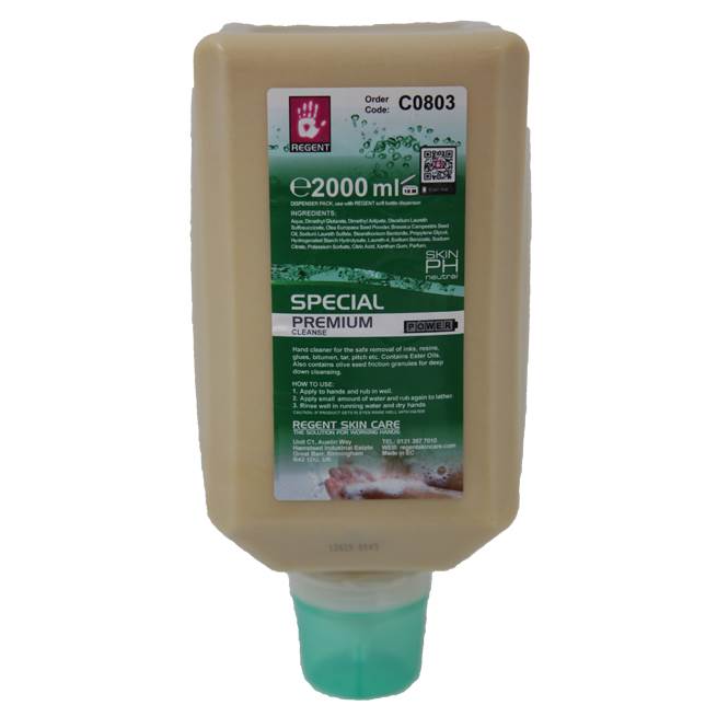 C0803 SPECIAL HAND CLEANER WITH CONDITIONER TO HELP REMOVE INKS, RESINS, GLUES, BITUMEN, TAR, PITCH ETC