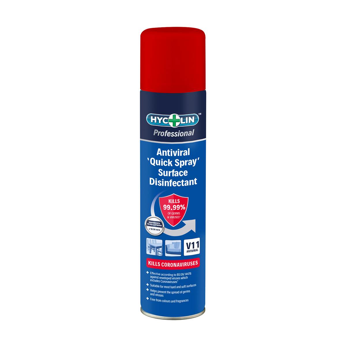 V11 Antiviral Cleaning Sprays, 12x 300ml