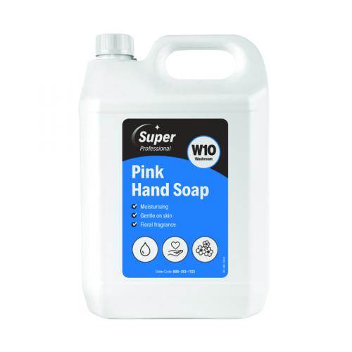 W10 Pink Liquid Hand Soap 5 Litre