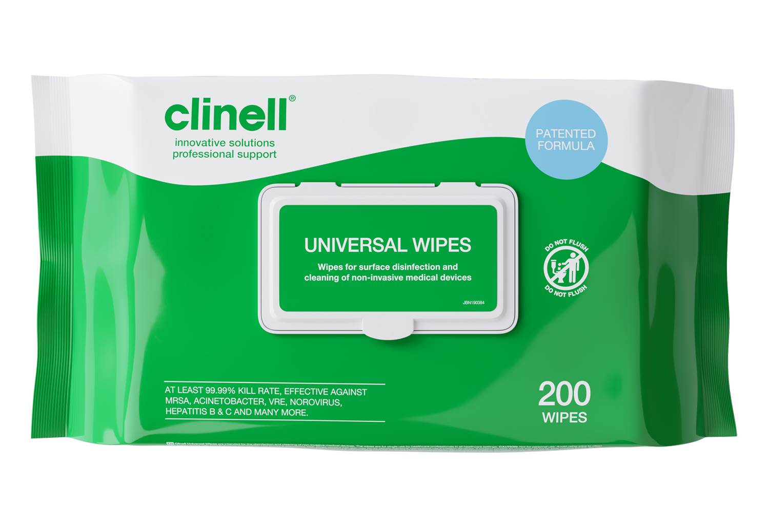 Clinell Universal Wipes - Pack of 200