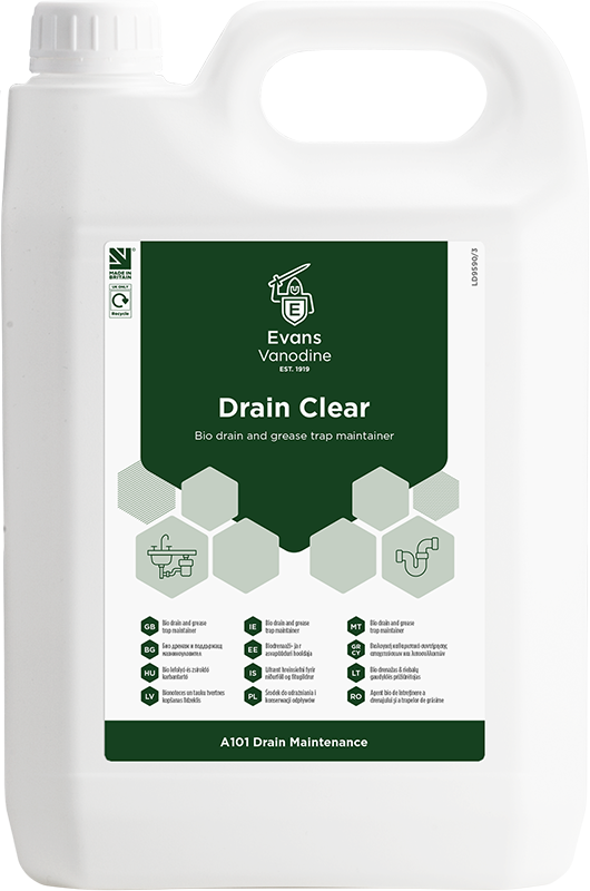 Evans A101 Drain Clear 2x5 Litre