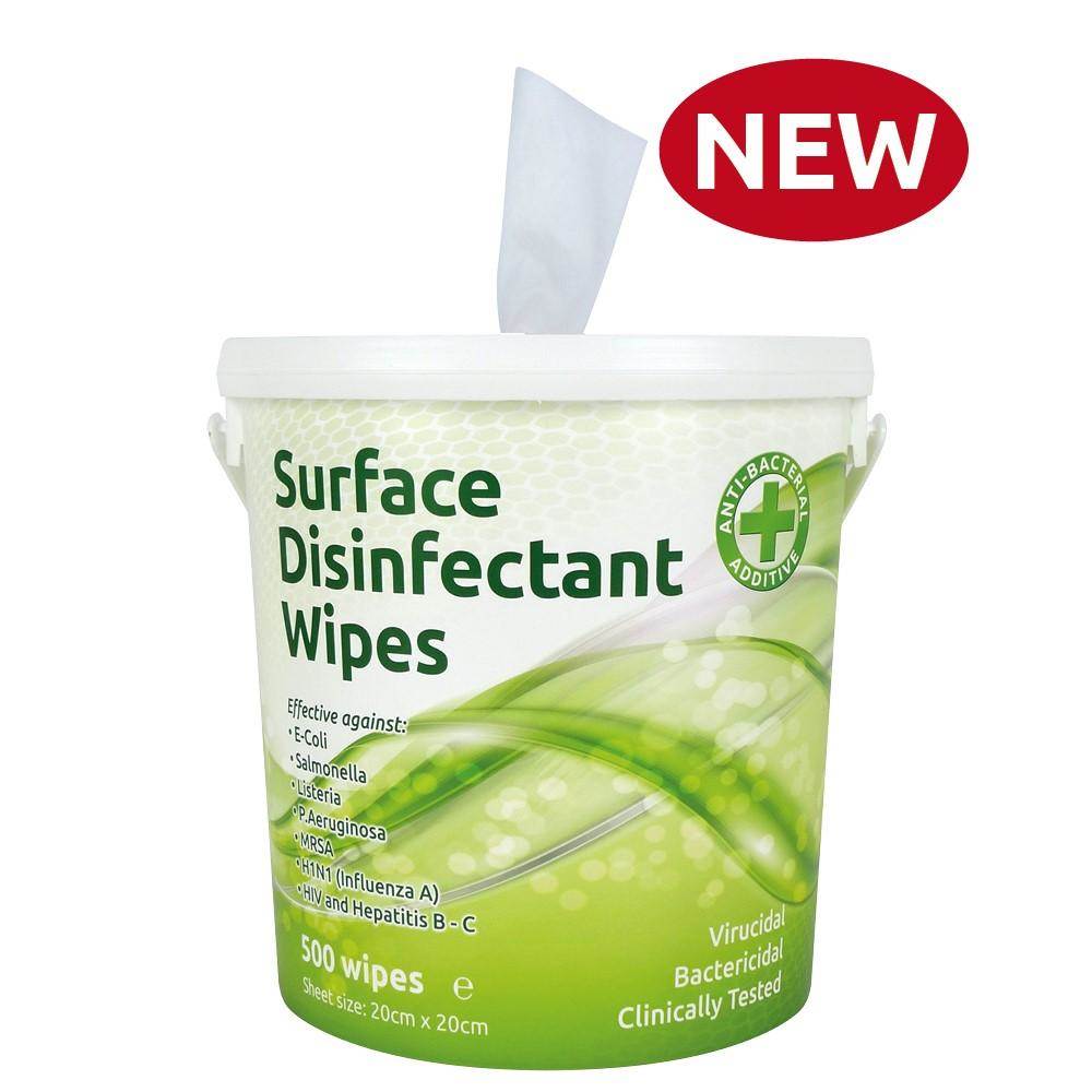 Ecotech Surface Sanitizing Wipes, 500 wipes per bucket, EBSD500
