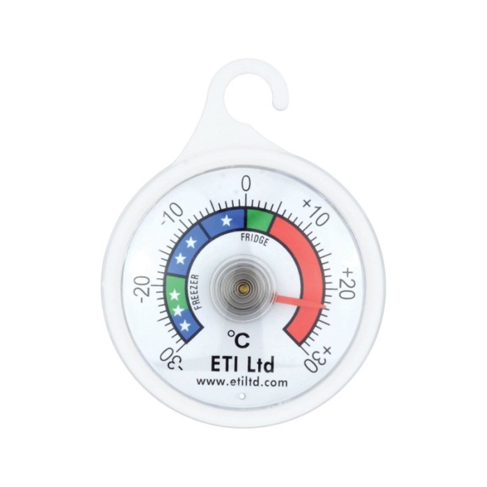 ETI Fridge-Freezer Thermometer - 52mm dial (ETI-800-100)