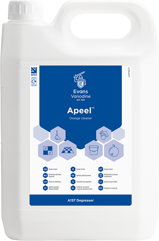 Evans Apeel Orange Neutral Cleaner - 5 Litre (A157EEV2)