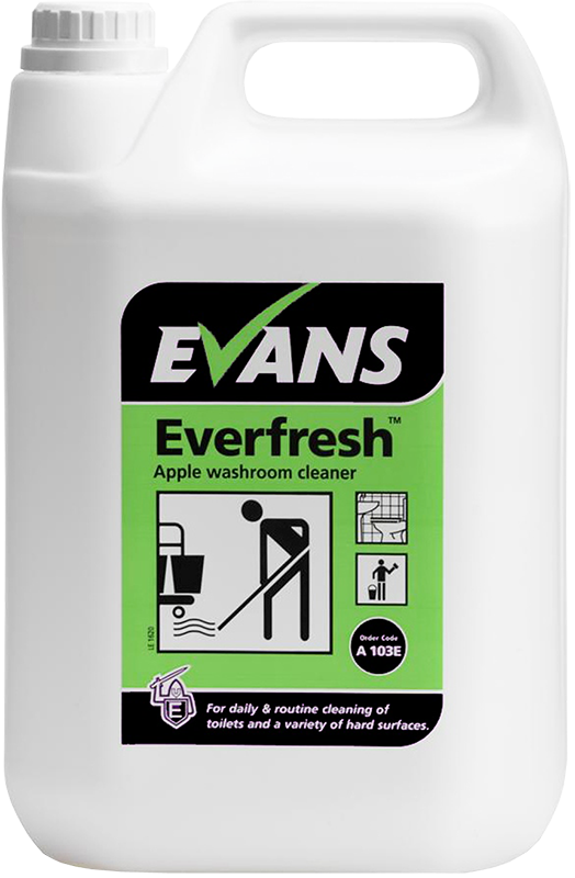 Evans A103 Everfresh Apple Toilet Cleaner5 Litre