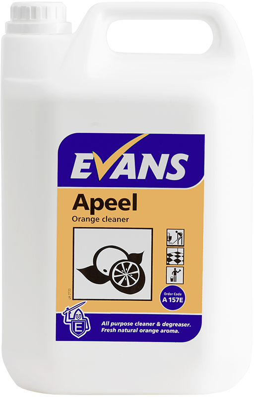 Evans A157 Apeel OrangeNeutral Cleaner, 5 litres