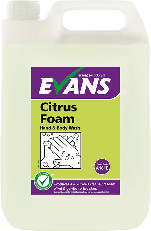 Evans A181 Citrus Foam - 5 Litre (A181EEV2)