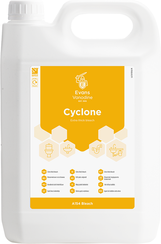 Evans Cyclone Bleach - 5 Litre (A154EEV2)