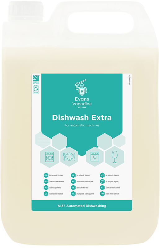 Evans A137 Dishwash Detergent Extra - 2 x 5 Litre (A137EEV2)