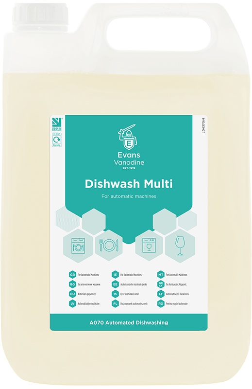 Evans A173 Dishwash Detergent Multi - 5 Litres (A070EEV2)