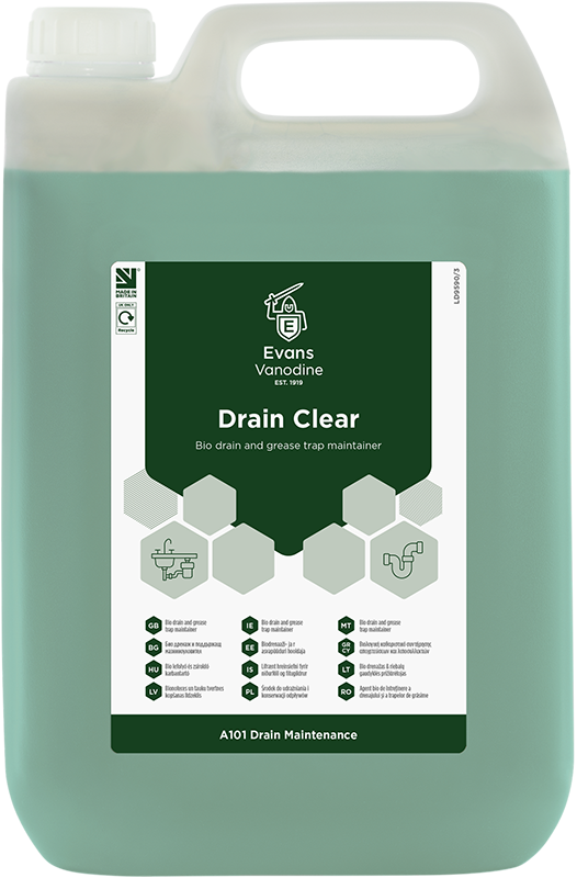 Evans A101 Drain Clear - 2 x 5 Litres (A101EEV2)