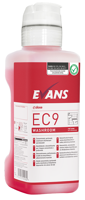 EV EC9 A057 Washroom Cleaner Descaler1 Litre Concentrate
