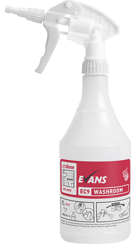 Evans EC9 Washroom Cleaner Empty Bottle - 750ML (D012AEV6)