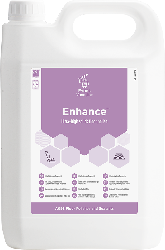 Evans Enhance Floor Polish - 5 Litre (A098EEV2)