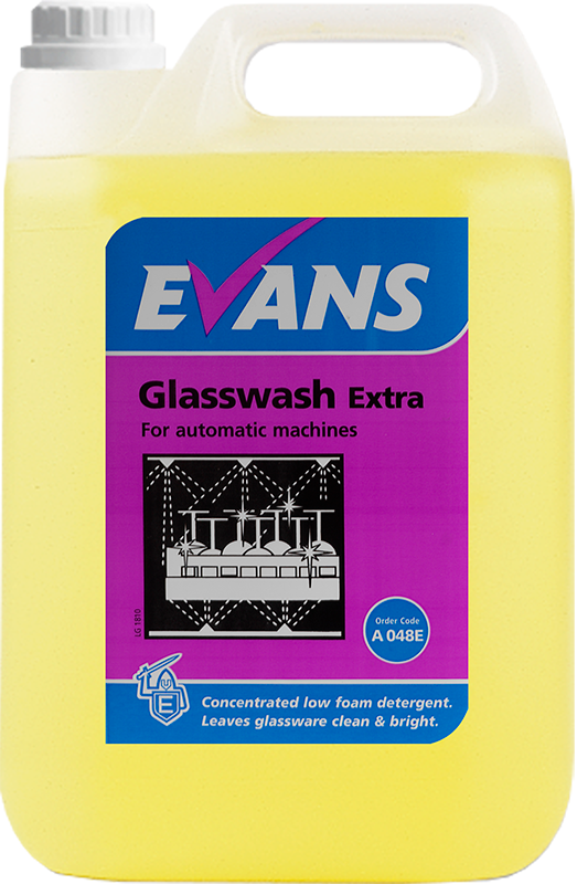 Evans A048 Glass-Wash ExtraIdeal for hard water areas, 5 Litres