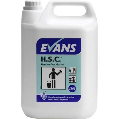 Evans A035 HSC Hard Surface Cleaner 5 litre