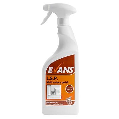 Evans A043 LSP Liquid Spray Polish 750ml Triggers