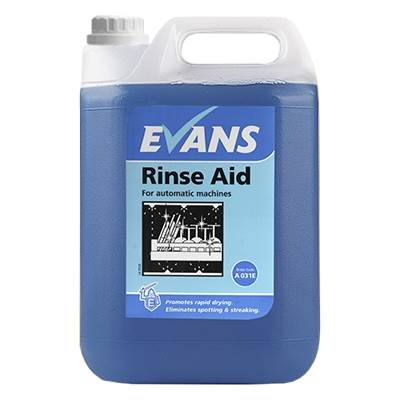 Evans A031 Rinse Aid 5 Litre for Auto Dishwashing Machines