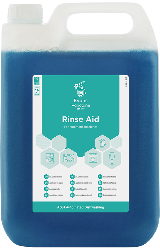 Evans Rinse Aid - 5 Litre (EV-RINSE5)