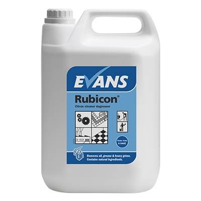 Evans A044 Rubicon Citrus Cleaner Degreaser 5 Litre, Oil Grease Remover