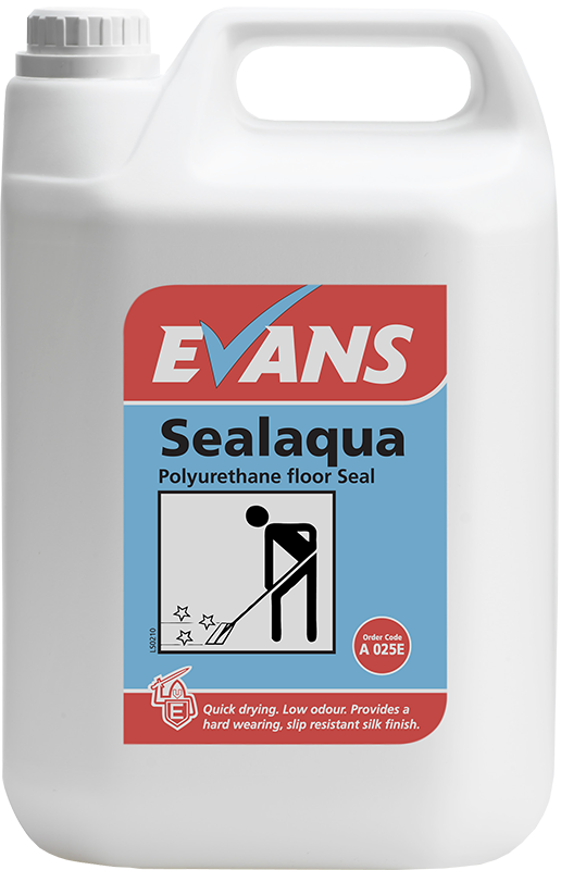 Evans Sealaqua Floor Polish - 2 x 5 Litre (A025EEV2)