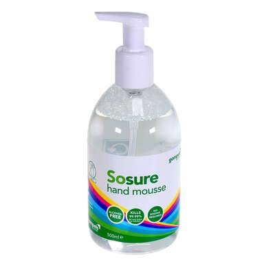 SOSURE FOAMING HAND MOUSSE, ALCOHOL FREE - 500mlG0-27627