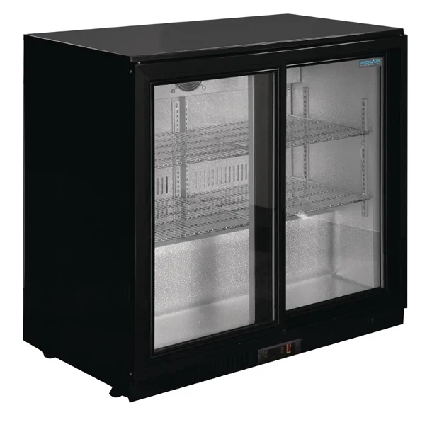 Polar G-Series Back Bar Cooler with Sliding Doors - 198 Litre