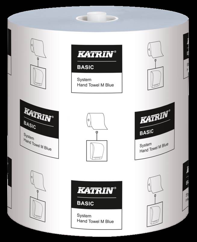 Katrin 460218 Basic System Blue Rolls, 6 per pack, 200m per roll