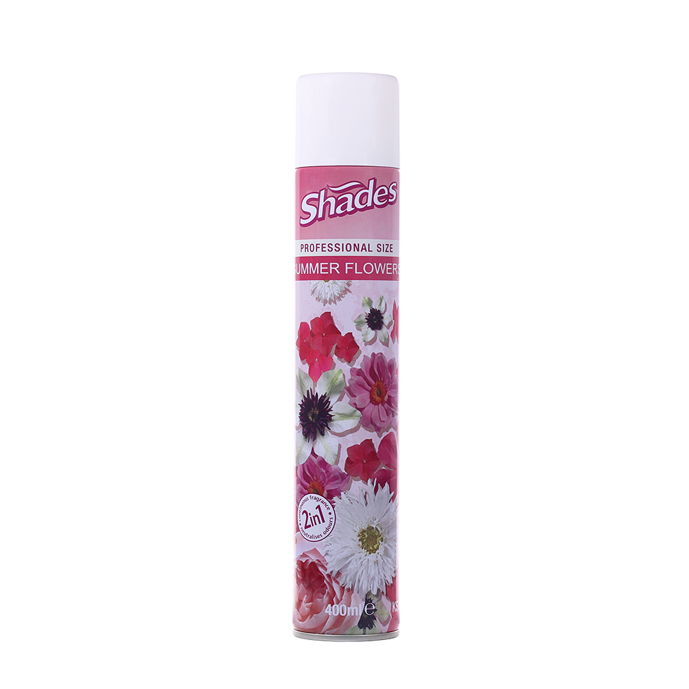 SUMMER FLOWERS AIR FRESHENER SPRAY, 12x 400ML