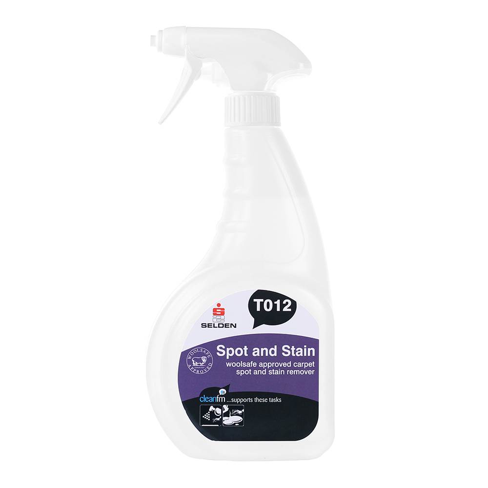 SELDEN T012, SPOT AND STAIN CLEANER, WOOLSAFE, 750ML TRIGGER