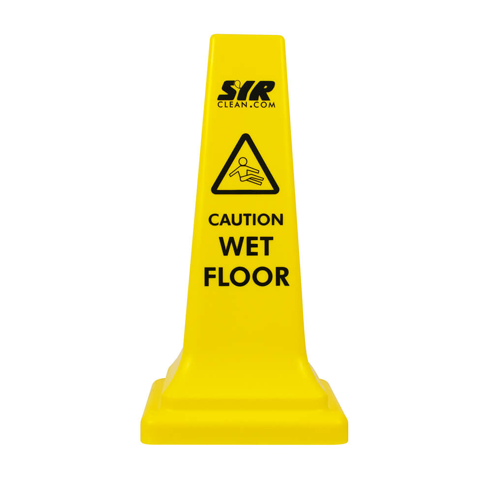 SYR Caution Wet Floor Warning Cone - Yellow