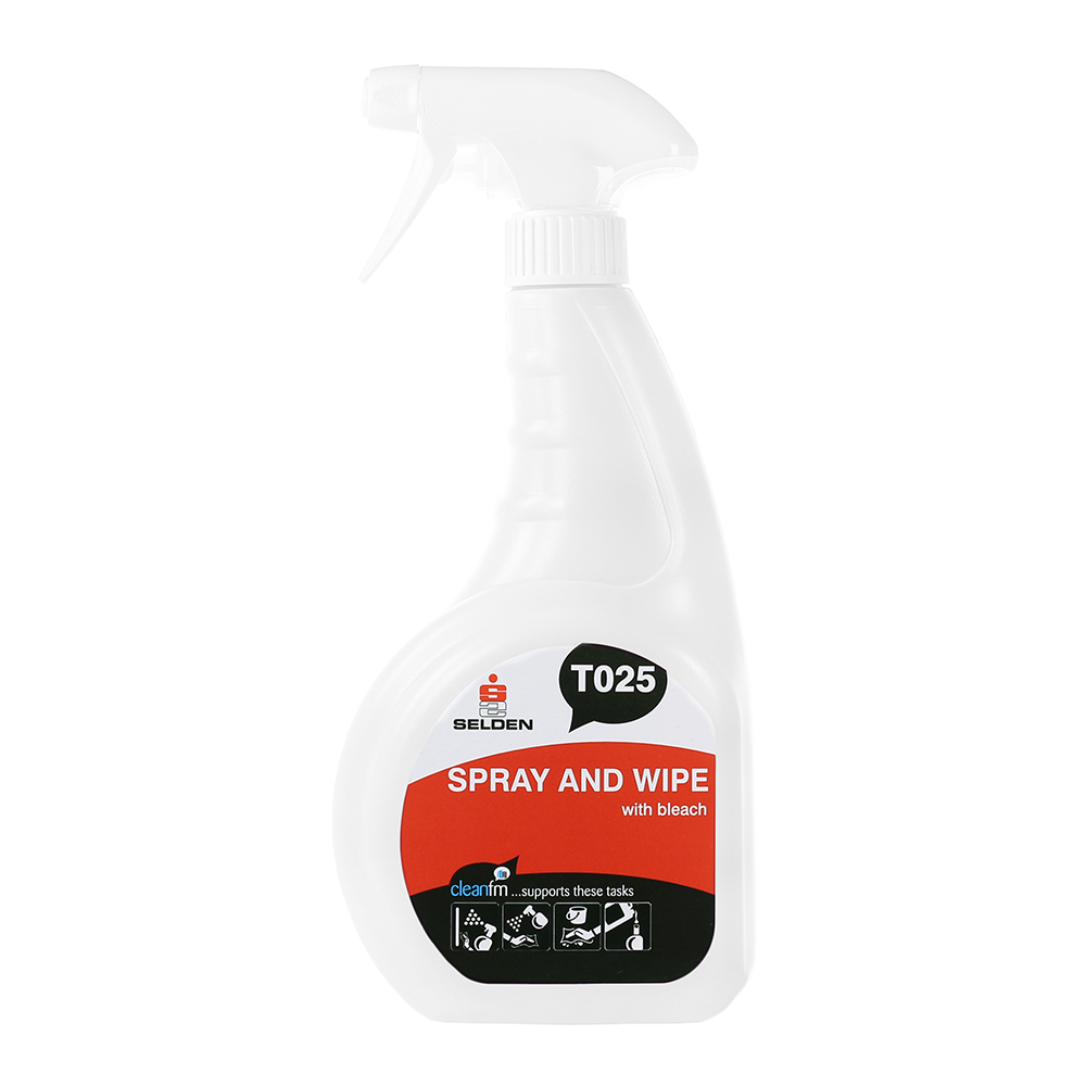 SL Spray N Wipe with Bleach, 750ml Trigger