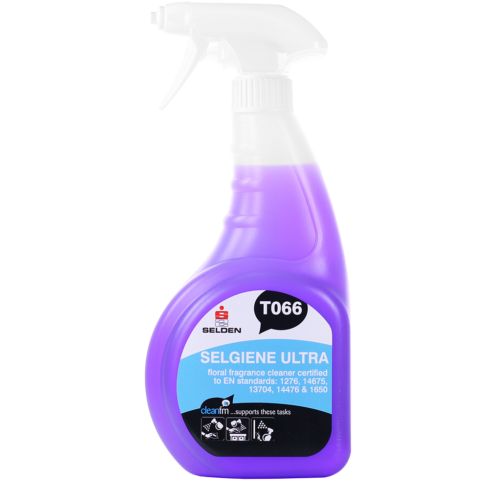 SELDEN T066, VIRUCIDAL CLEANER SANITIZER SPRAY, 750ML TRIGGER