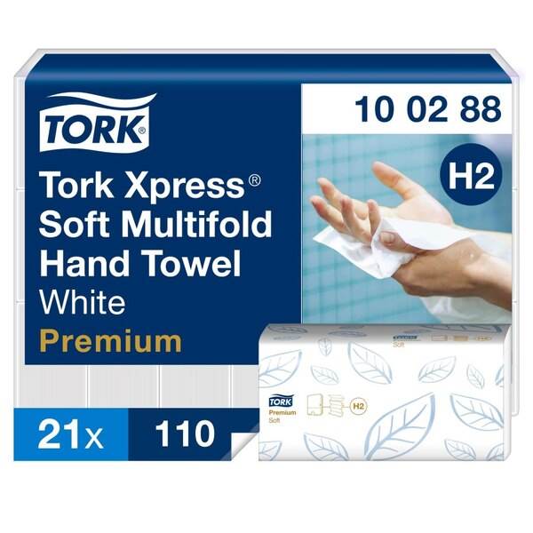 Tork XPress M-Fold White Hand Towels H2 x2310 2ply