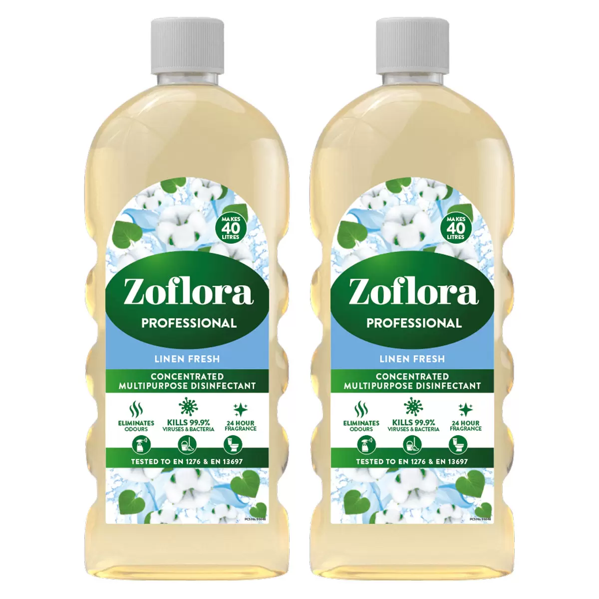 Zoflora Concentrated Disinfectant - 1 Litre (Pack of 2)